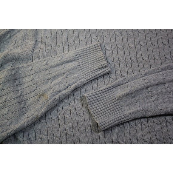 Banana Republic Cable knit sweater (Large) Light Blue - Picture 6 of 12